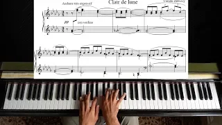 Clair de Lune - Debussy | Piano with Sheet Music