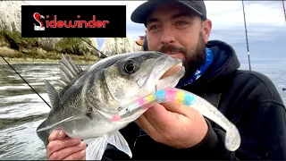 Lure fishing for bass uk 🇬🇧 Deep sea fishing / small boat fishing #bass #fishing #fish #boatlife