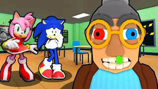 SONIC AND AMY VS ESCAPE BABY BOBBY DAYCARE (Roblox)