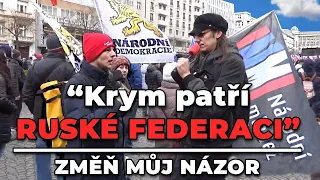 Debata s lidmi na demonstraci "ČESKO PROTI BÍDĚ"