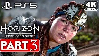 HORIZON FORBIDDEN WEST PS5 Gameplay Walkthrough Part 3 FULL GAME [4K 60FPS] - No Commentary