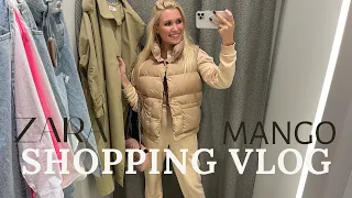 ШОПИНГ ВЛОГ ZARA, MANGO С ПРИМЕРКОЙ | КОЛЛЕКЦИЯ ОСЕНЬ 2021