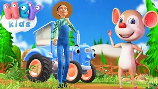 The Farmer In The Dell nursery rhymes + more farm | songs for kids | HeyKids | Kids Song