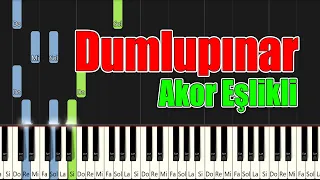 Dumlupınar - Akor Eşlikli Piyano - Nasıl Çalınır