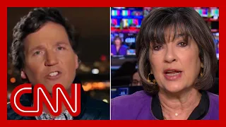 Amanpour pushes back on Tucker Carlson's claim about Putin interview