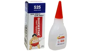 20 gr Quick Star 525 JAPON yapıştırıcı glue çok güçlü hızlı çabuk m10344