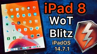 iPad 8 (2020) iPadOS 14.7.1 | World of Tanks Blitz Игровой тест на максимальной графике