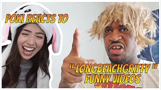 Pokimane Reacts To LongBeachGriffy Funny Videos