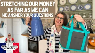 Stretching our money as far as we can. We answer your questions. Part One.  #questions #frugalliving
