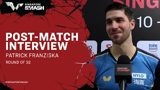 Patrick Franziska Post-Match Interview | Singapore Smash 2024