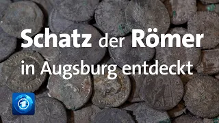 Großer Silberschatz der Römer in Augsburg gefunden