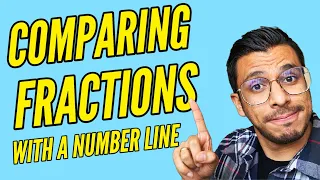 COMPARING FRACTIONS WITH A NUMBER LINE - 4TH GRADE- MATH TUTORIAL