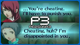 Mitsuru and Fuuka do NOT like it when you cheat in Persona 3