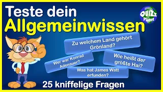 Quiz Allgemeinwissen #1 - Lernvideo, das musst du wissen! Quiz deutsch, Rätsel zum Lösen