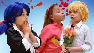 ¿Marinette descubre que Adrien ama a Mabel Pines?