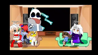 undertale react to sans and kustard #undertale #kustard