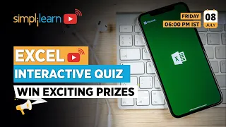 🔥Microsoft Excel Questions & Answers - Interactive Quiz | Microsoft Excel Quiz 2022 | Simplilearn