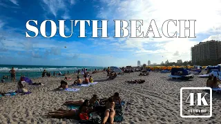 SOUTH BEACH, MIAMI BEACH AMBIENT JANUARY 2021 4K ULTRA HD 60FPS FLORIDA USA AΩ