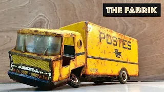 1950s Abandoned truck JOUSTRA rusty toy - Restoration