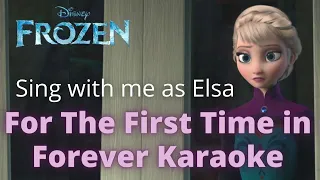 For The First Time in Forever Karaoke (Anna Only) Sing with me as Elsa - Frozen