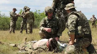 RAF Regiment train with Black Hawk helicopters