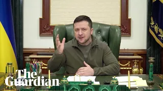 Ukrainian president Volodymyr Zelenskiy to address British MPs via video link – watch live