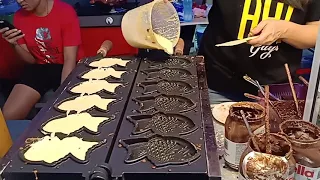 Japanese Street Food Taiyaki Fish Shaped Pancake