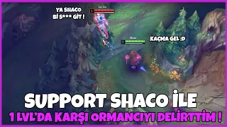 KARŞI ORMANCIYI 1 LEVEL'DA 2 KERE KESEN SUPPORT SHACO !