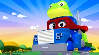 Carl der Super Truck - Der Frosch Lastwagen - Autopolis 🚒 Lastwagen Zeichentrickfilme für Kinder