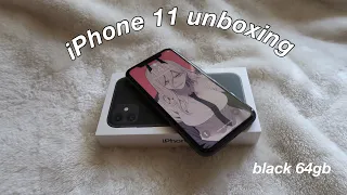 black iPhone 11 unboxing 2021