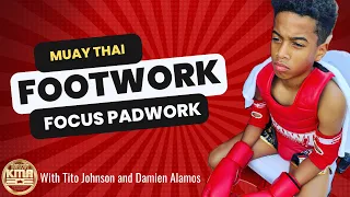 Muay Thai Footwork Focused Padwork w. Damien Alamos&Tito Johnson