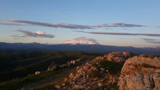 Шикарный вид в горах Кавказа Бермамыт Джиппинг