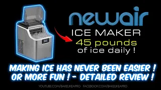 AWESOME Newair Ice Maker Review - THE MOST FUN You Will Have Making Ice Cubes !!