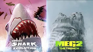 THE MEG2 GAMEPLAY IN HUNGRY SHARK EVOLUTION - Hungry Shark Evolution