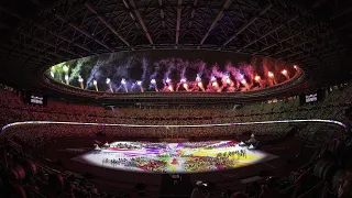 🎆Fireworks over Tokyo close the Paralympics | Tokyo 2020 Paralympics closing ceremony | 东京残奥会闭幕式烟花