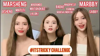 #itstricky Challenge, #marries Lagot kay Asheng 😅😂🤣 #yabby #marietwins #mannixfam #trending