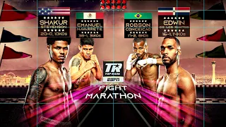 Shakur Stevenson & Emanuel Navarrete Fight Marathon | Double Header Thurs 10:30 PM ET ESPN