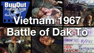 Vietnam 1967 - Battle Of Dak To Archival Stock Footage