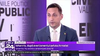 Studio politic. Stroe (PNL): Nu există amenințări directe la adresa României