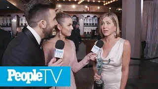 Jennifer Aniston On Forgetting 'Morning Show' Cast During SAG Win | PeopleTV | Entertainment Weekly