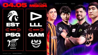 EST vs PSG (BO3) | LLL vs GAM (BO3) | MSI 2024 - VÒNG KHỞI ĐỘNG | 04.05.2024