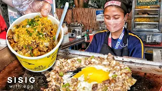 Sisig With Egg | Filipino Street Food | Sisig Sarap