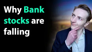 Why are bank stocks falling despite rising interest rates?