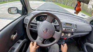 2003 Nissan Micra [1.5 Di 65 HP] | POV Test Drive #787 Joe Black