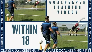 Inside FCG | Reactions within the 18 yard box goalkeeper training ideas | throws volleys and strikes