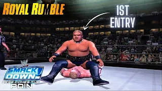 1st Entry as Rikishi | Royal Rumble | Smackdown! Difficulty | Here Comes The Pain | MOST INTENSE