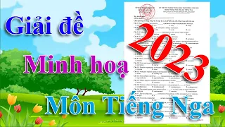 Giải đề minh hoạ 2023 (Trang 1) | Thầy Hoàng dạy Tiếng Nga online 1:1