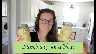 CANNING a YEARS worth of Potatoes