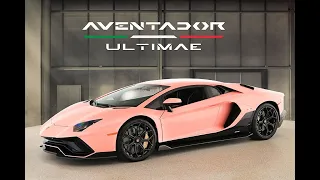 Lamborghini Aventador Ultimae in Millennial Pink Gloss