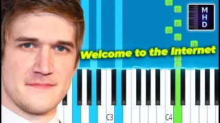 Bo Burnham - Welcome to the Internet - Piano Tutorial (from "INSIDE")